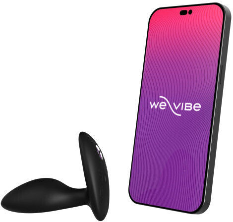 We-Vibe Vibe Anal Plug with Wireless Functionality and Vibration Small Black 6.8cm