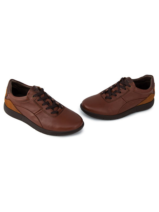 Boxer Men's Leather Casual Shoes Tabac Brown