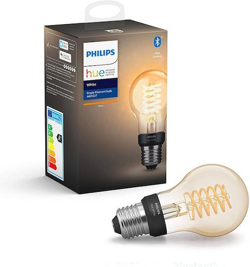 Philips Smart Bulb LED 7W for Socket E27 and Shape A60 Warm White 550lm Dimmable