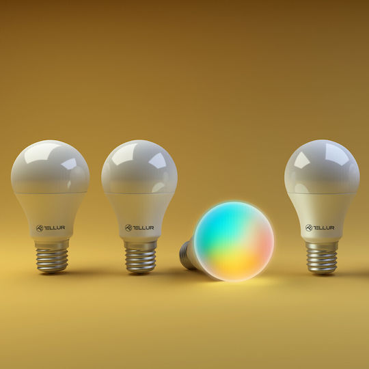 Tellur Bec Smart LED 9W pentru Dulie E27 RGB 820lm