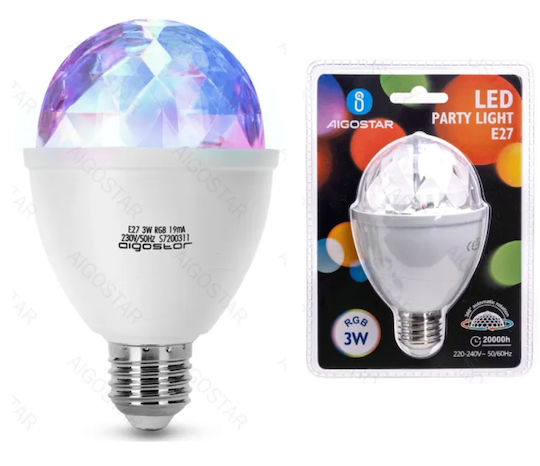 Aigostar Smart Bulb LED 3W for Socket E27 RGB