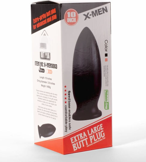 X-Men Anal Plug XLarge Black