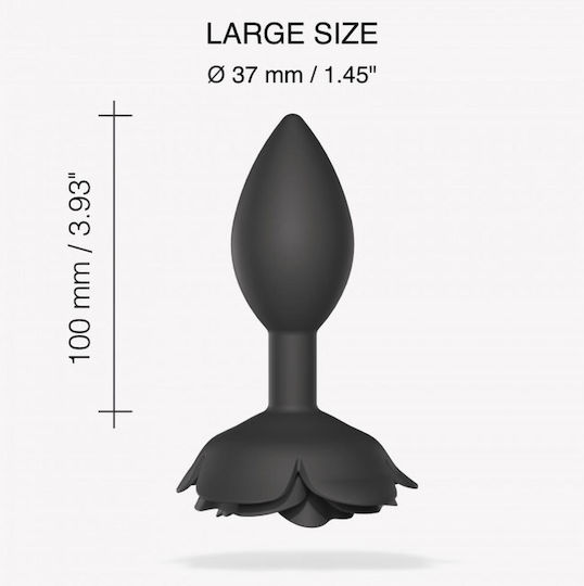 Love to Love Anal Plug Groß Schwarz