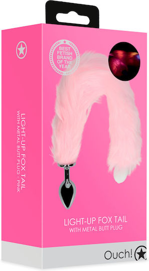 Shots Light Up Fox Tail Anal Plug Pink | Skroutz.mt