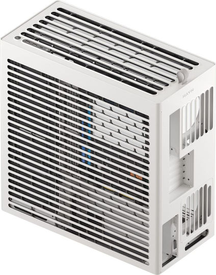 HAVN HS 420 Без Вертикална Поддръжка на GPU Геймърско Midi Tower Компютърна Кутия с Бял Страничен Прозорец