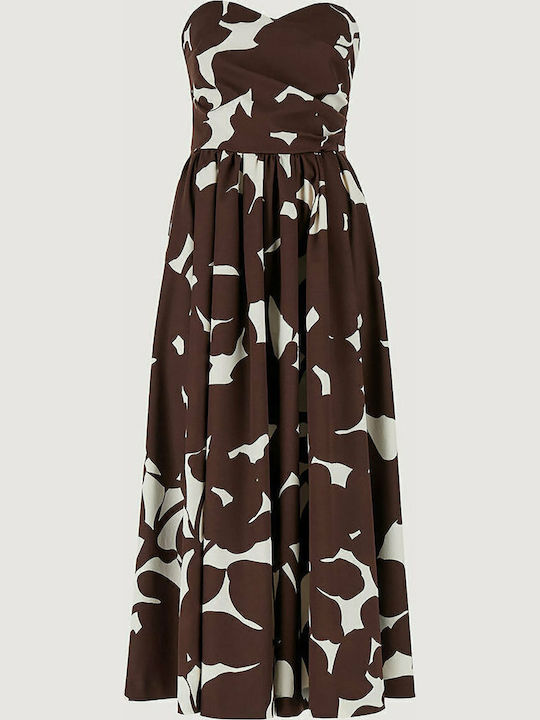 Rochie de Vară Midi Maro 002