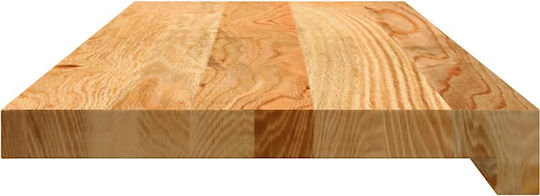 Vidaxl Treppenmatten 4 Stk. Hellbraun 70x30x2 cm Eichenholz Braun