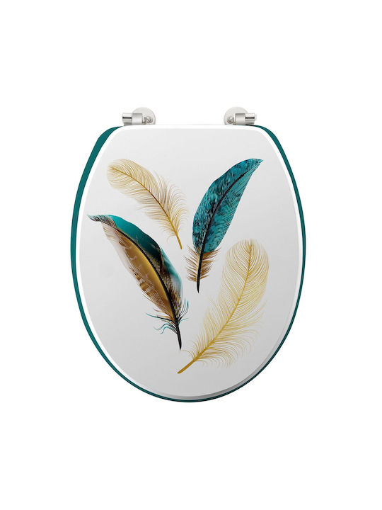 Plastic Toilet Seat White 37.5cm