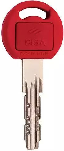 Cisa Κύλινδρος Κλειδαριάς Ασφαλείας Μισός 40mm (30-10) με 3 Κλειδιά Χρυσός