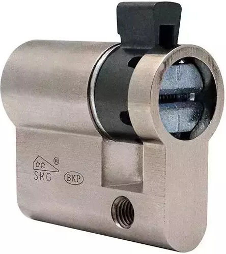 Cisa Κύλινδρος Κλειδαριάς Ασφαλείας Μισός 40mm (30-10) με 3 Κλειδιά Χρυσός