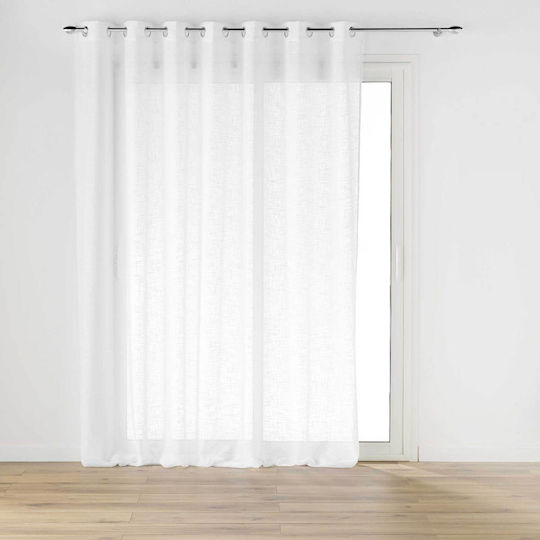 Douceur d'Intérieur L-c Haltona με Τρουκς Λευκή 240x300εκ.