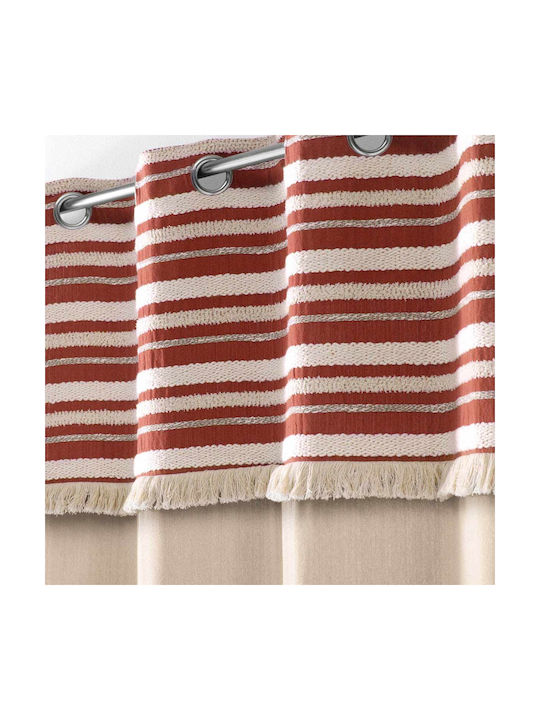 Curtain with Grommets L-c Atlas Beige 140x240cm