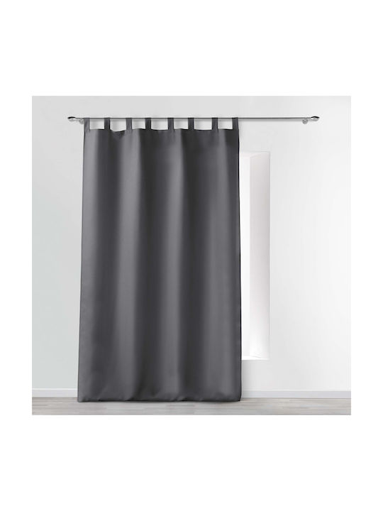 Curtain with Tab Top L-c Essentiel Gray 140x260cm