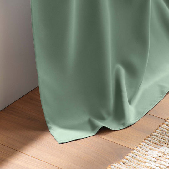 Curtain Blackout with Grommet L-c Occult Green 1611735 135x240cm