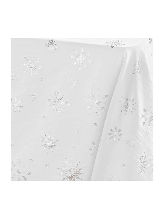 Tablecloth Stain Resistant L-c Astrelia White/silver 140x240cm