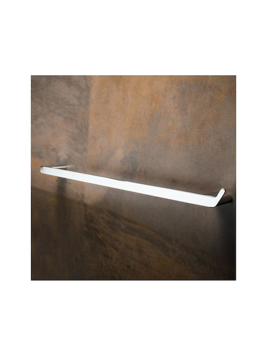 Bemeta Ράγα Μπάνιου Μονή Επιτοίχια με Βίδες ​49.5x49.5cm Inox Ασημί