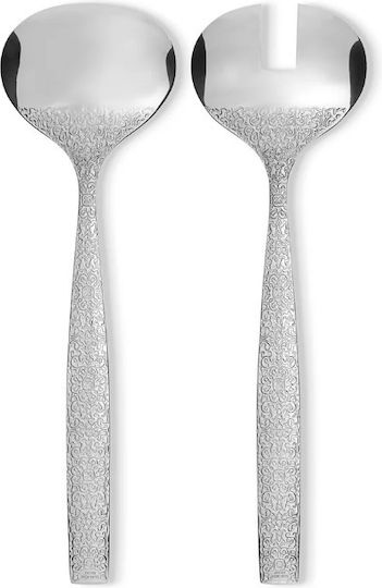 Alessi Σετ Kochutensilien 2Stück Silber