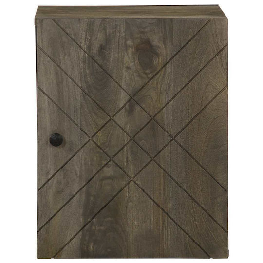 vidaXL Badezimmerschrank B38xT33xH48cm Braun