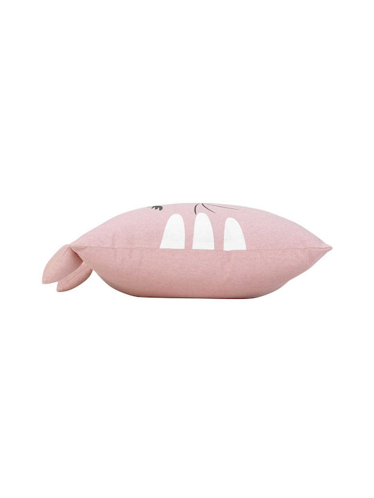 Douceur d'Intérieur Kids Decorative Pillow L-c Chatchat Pink 40x40cm