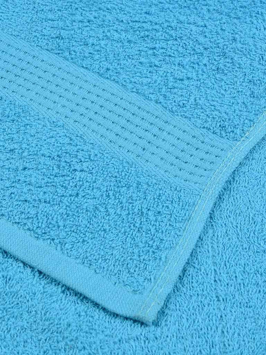 vidaXL Bath Towel 100x200cm Turquoise 4 Pieces Weight 360gsm