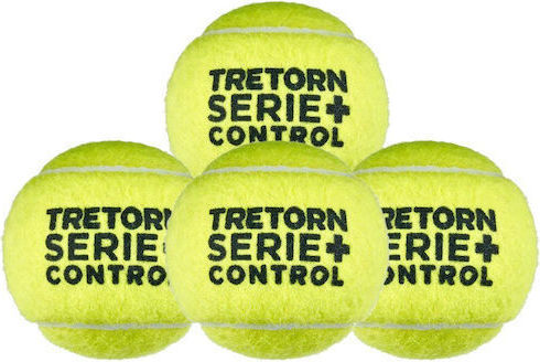Tretorn Serie+ Control Μπαλάκια Τένις για Club 4τμχ