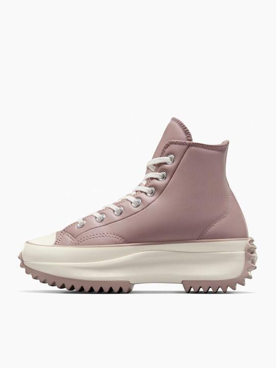 Run Star Hike Γυναικεία Flatforms Sneakers Ροζ