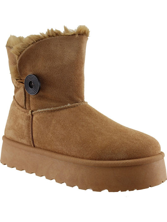 Stiefeletten Damen Braun