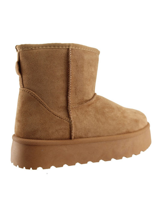 Stiefeletten Damen Braun