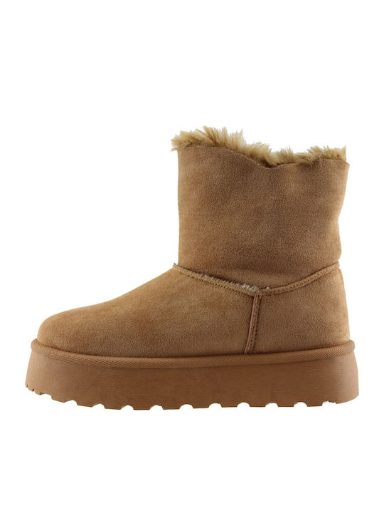 Stiefeletten Damen Braun
