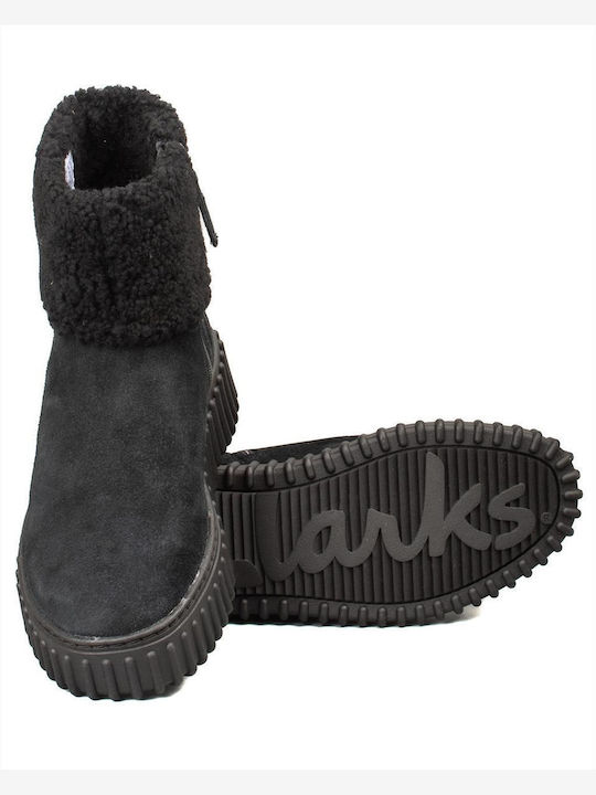 Clarks Turn Boots Black 26179562