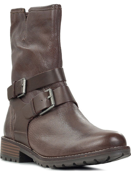 Clarks Clarkwell Mid Boots Brown