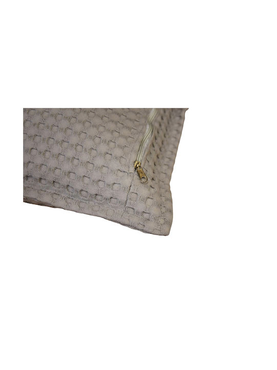 Decotelia Sofa-Kissen Anita Grau 45x45 cm