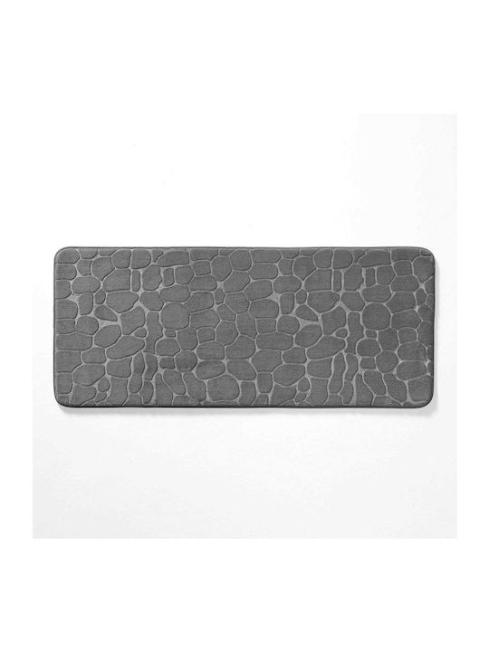 Douceur d'Intérieur Non-Slip Bath Mat L-c Ricochet 1802097 CHARCOAL GREY 50x120cm