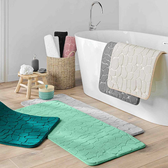 Rutschfest Badematte Synthetisch,Polyester/Cotton/Leather Rechteckig L-c Ricochet 1802102 Lime Green 50x120cm