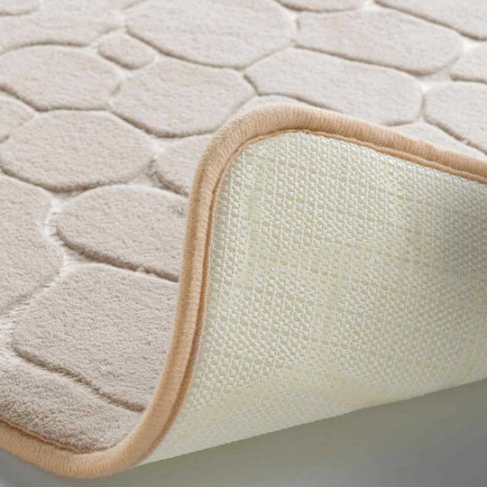Non-Slip Bath Mat L-c Ricochet 1802099 Taupe 50x120cm