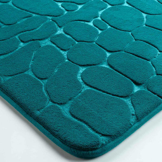 Non-Slip Bath Mat L-c Ricochet 1802098 Emerald 50x120cm