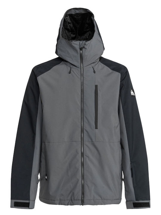 Quiksilver Mission Block Men's Ski & Snowboard Jacket Gray EQYTJ03404-KRP0