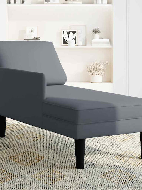 Fabric Recliner Gray L132xW56xH70cm