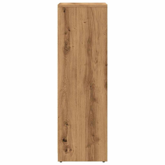 vidaXL Wall Hung Cabinet Bathroom Column Cabinet L30xD30xH95cm Oak