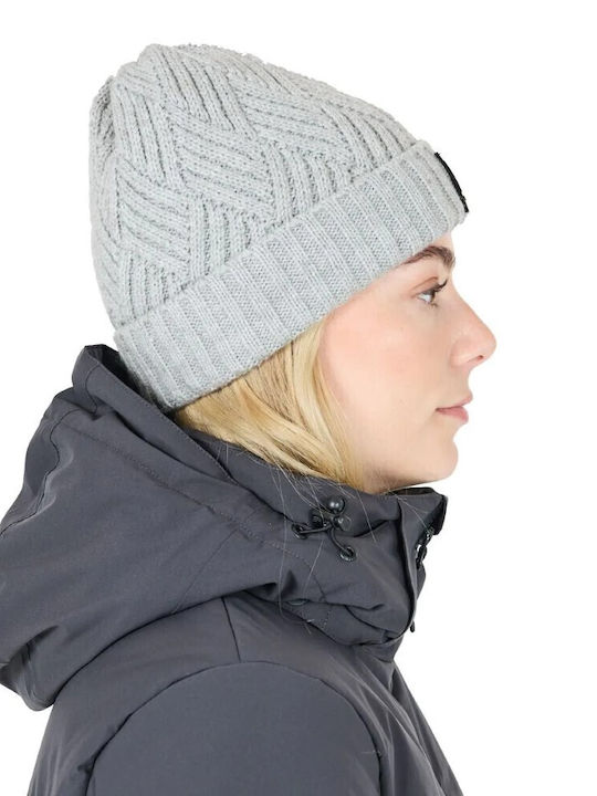 Beanie Unisex Beanie Gestrickt in Gray Farbe