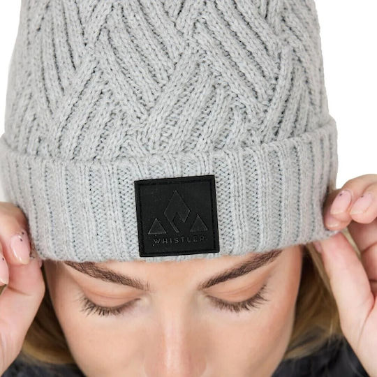 Beanie Unisex Beanie Gestrickt in Gray Farbe