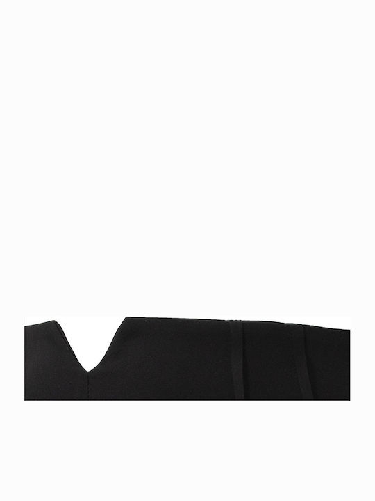 Pencil Midi Skirt Black