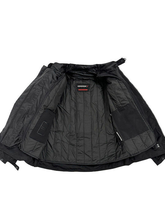 Nordcode Adventure Evo 24 Oversize Men's Motorcycle Jacket Cordura 4 Seasons Waterproof Dark Grey/Black