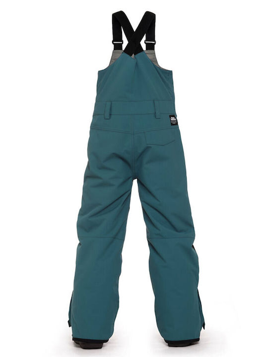 Horsefeathers Medler Ii OK062J Kids Dungarees for Ski & Snowboard Green