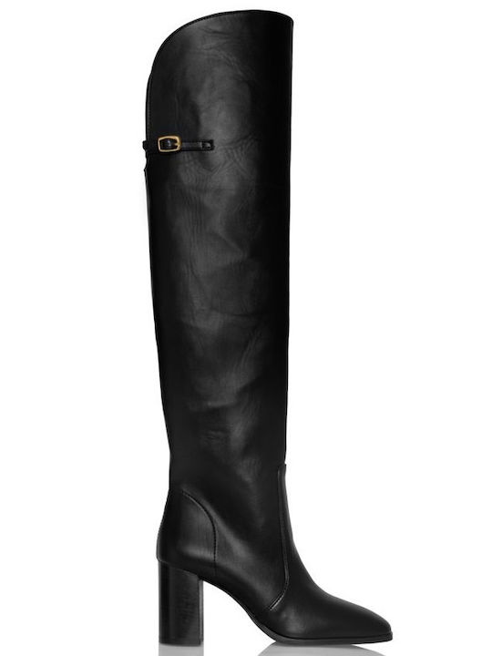 Sante Women's Boots Over the Knee Black