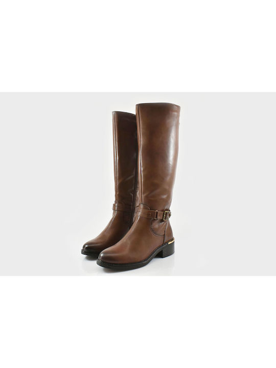 Envie Shoes Women's Boots Riding Brown