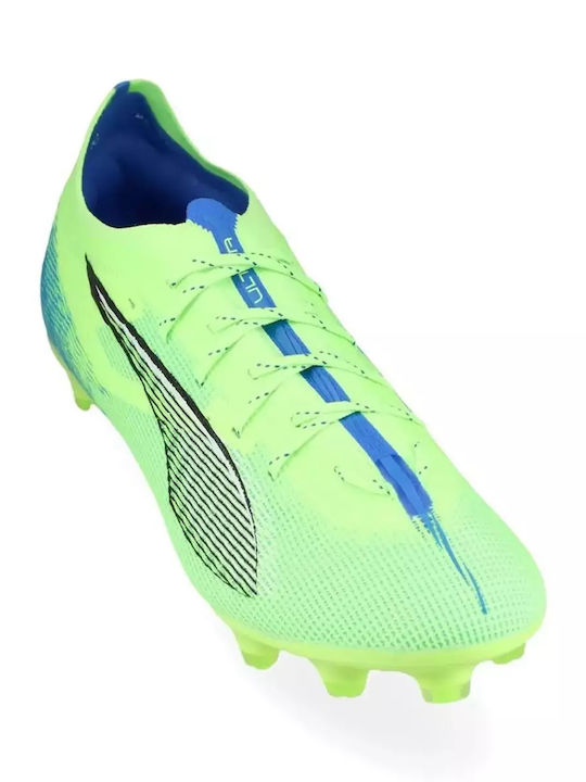PUMA Ultra 5 Pro Football Shoes with Cleats Green