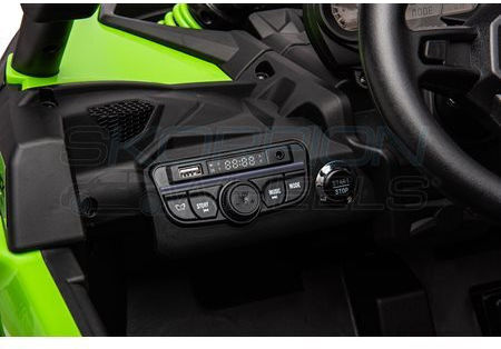 Can-Am Maverick Buggy Două Locuri Cu Telecomandă Licențiat 12 Volți Verde