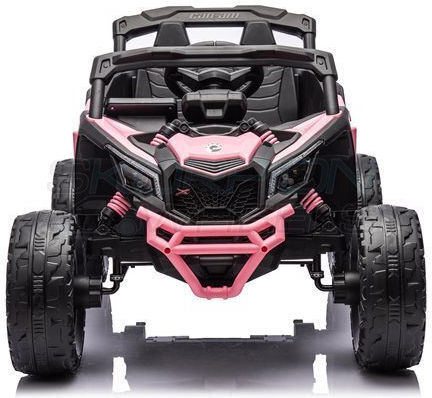 Can-Am Maverick Buggy Două Locuri cu Telecomandă Licențiat 12 Volți Roz