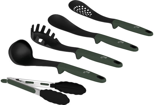 Berlinger Haus Plastic Serving Utensil Set Black 5pcs